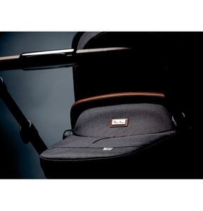 2018 Silver Cross Wave Double Stroller and Two Premium Footmuffs - Sable