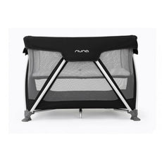 Nuna Sena Mini Pack and Play Playard Travel Crib with Bassinet - Night Black