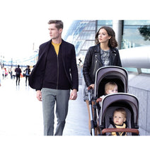 2018 Silver Cross Wave Double Stroller and Two Premium Footmuffs